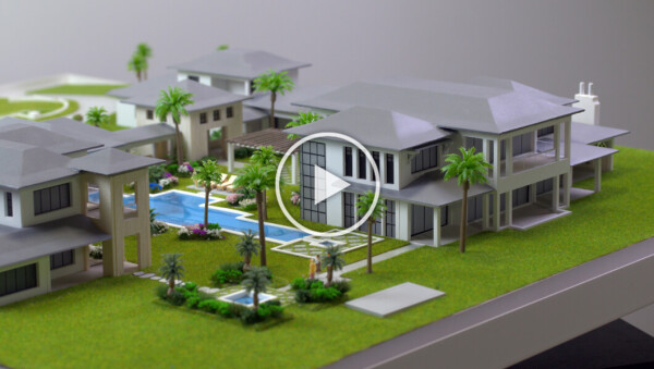 Home maqueta villa de lujo